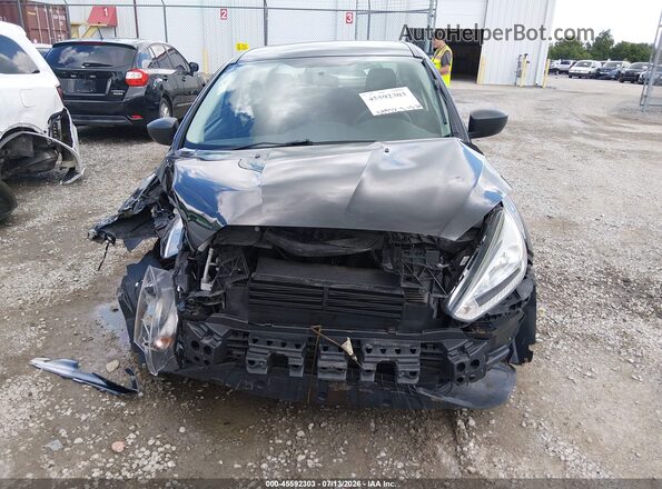 1FADP3E24HL283284 2017 FORD FOCUS Black Widok deski rozdzielczej
