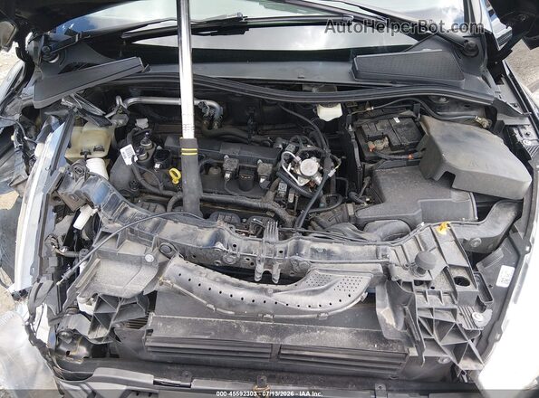 1FADP3E24HL283284 2017 FORD FOCUS Black Widok z tyłu