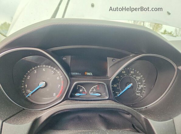 1FADP3E24HL322326 2017 FORD FOCUS Silver ხელსაწყოთა პანელის ხედი