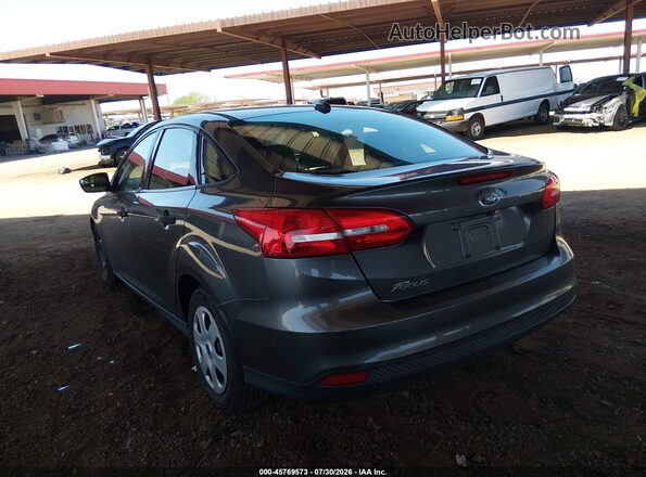 1FADP3E24HL333424 2017 FORD FOCUS Gray Rear left