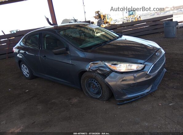 1FADP3E24HL333424 2017 FORD FOCUS Gray Front view