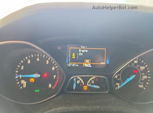 1FADP3E25GL251488 2016 FORD FOCUS Gray Սարքավորումների վահանակի տեսք