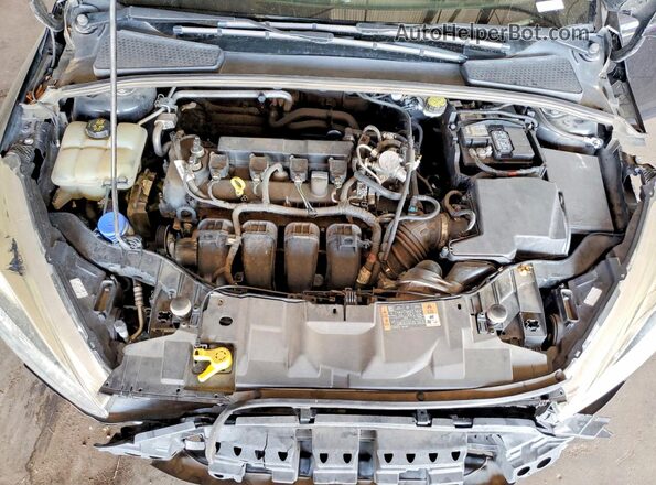 1FADP3E25GL392044 2016 FORD FOCUS Black Вид задньої частини салону