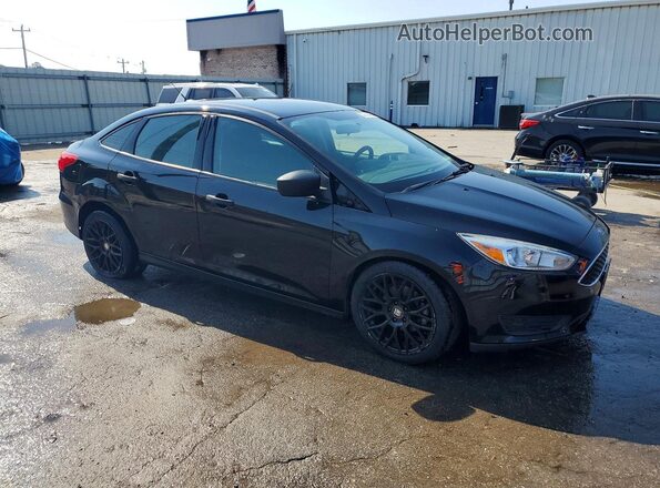 1FADP3E26JL271336 2018 FORD FOCUS Black Przód prawy