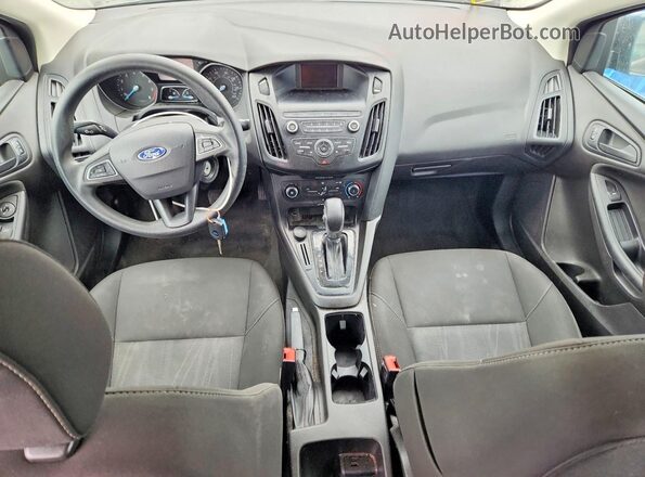 1FADP3E26JL271336 2018 FORD FOCUS Black Widok deski rozdzielczej