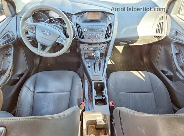 1FADP3E26JL309549 2018 FORD FOCUS Gray Вид панелі приладів