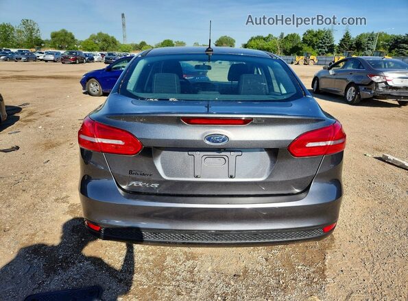 1FADP3E26JL309549 2018 FORD FOCUS Gray Вид ззаду