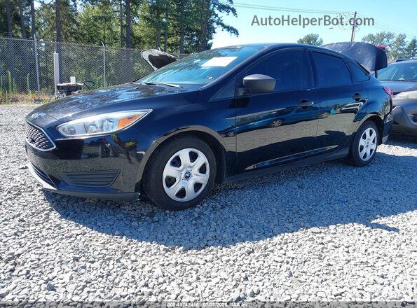 1FADP3E27GL254974 2016 FORD FOCUS Black Przód lewy