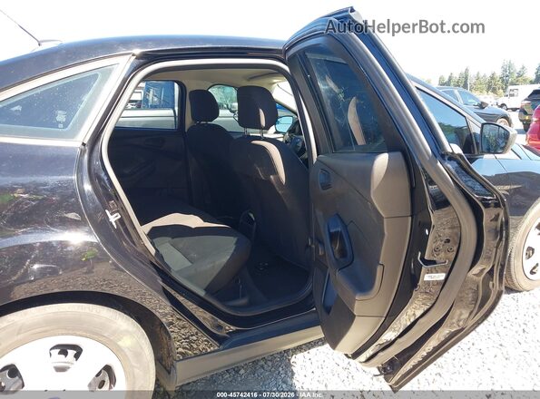 1FADP3E27GL254974 2016 FORD FOCUS Black Widok naklejki z numerem VIN