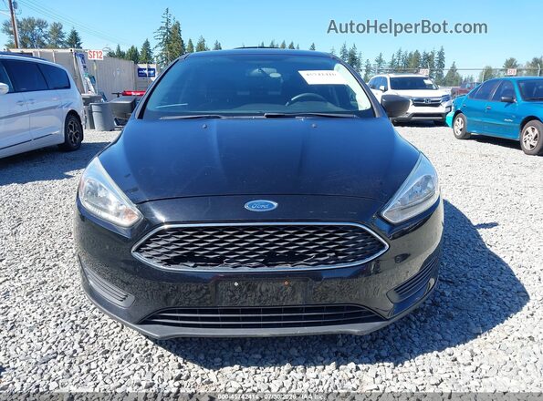 1FADP3E27GL254974 2016 FORD FOCUS Black Widok zestawu wskaźników