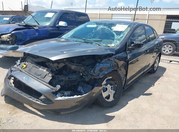 1FADP3E27GL379229 2016 FORD FOCUS Серый Передняя левая четверть