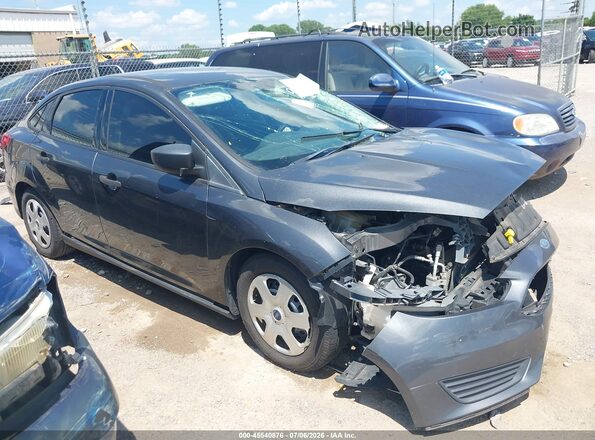 1FADP3E27GL379229 2016 FORD FOCUS Серый Вид задней части салона