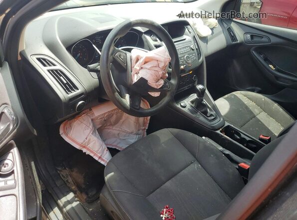 1FADP3E27HL203766 2017 FORD FOCUS Gray Вид панелі приладів