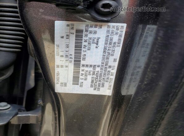 1FADP3E27HL203766 2017 FORD FOCUS Gray Вид підкапотного простору