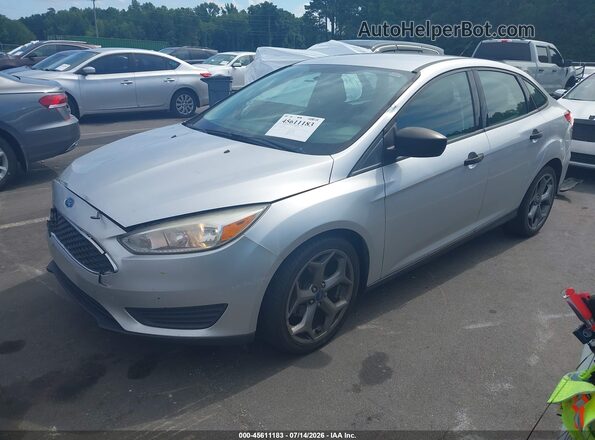 1FADP3E27HL317024 2017 FORD FOCUS Silver წინა მარცხენა ხედი სამი მეოთხედიდან