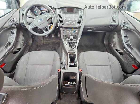 1FADP3E28GL361743 2016 FORD FOCUS Серебряный Вид панели приборов