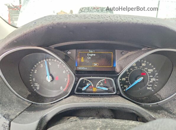 1FADP3E28GL361743 2016 FORD FOCUS Серебряный Вид щитка приборов