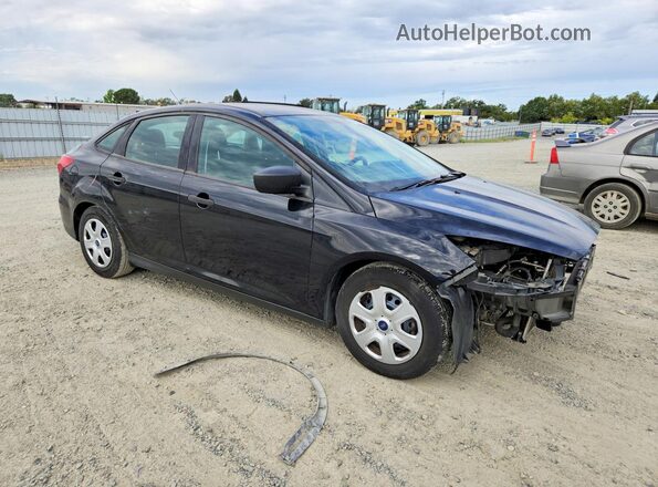 1FADP3E2XGL388104 2016 FORD FOCUS Black Delantero derecho