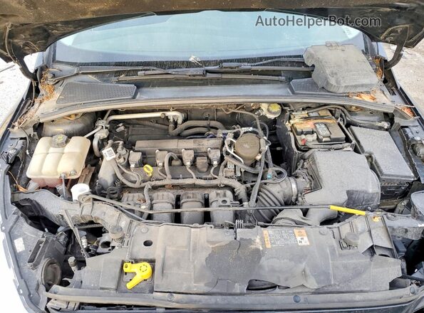 1FADP3F20GL211950 2016 FORD FOCUS Black Вид задньої частини салону