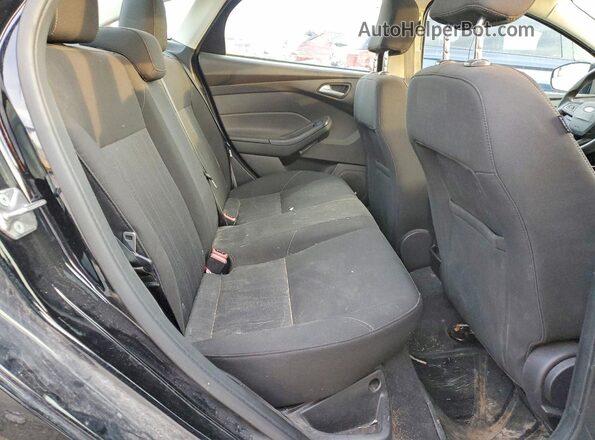 1FADP3F20GL211950 2016 FORD FOCUS Black Вид задніх сидінь