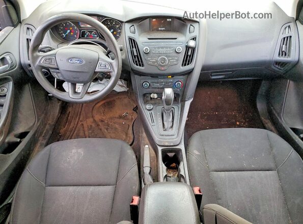1FADP3F20GL211950 2016 FORD FOCUS Black Вид панелі приладів