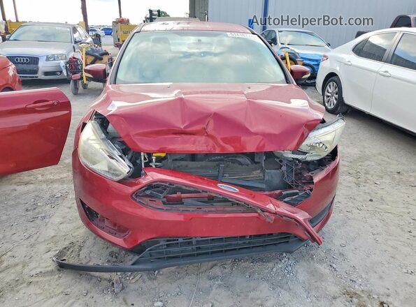 1FADP3F20GL215402 2016 FORD FOCUS Burgundy Front view