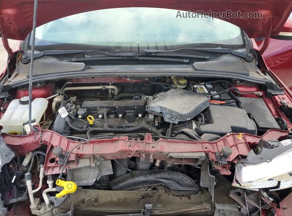 1FADP3F20GL215402 2016 FORD FOCUS Burgundy Rear interior view