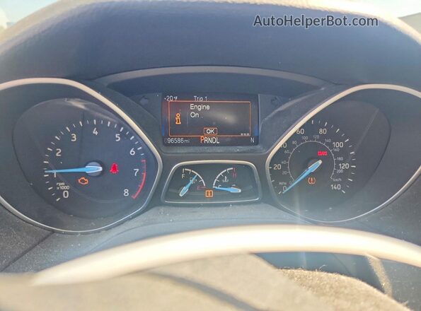 1FADP3F20GL241725 2016 FORD FOCUS Серебряный Вид щитка приборов