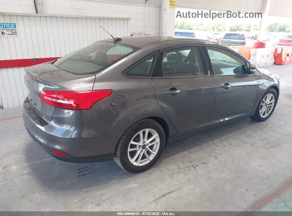 1FADP3F20GL255429 2016 FORD FOCUS Gray Rear right