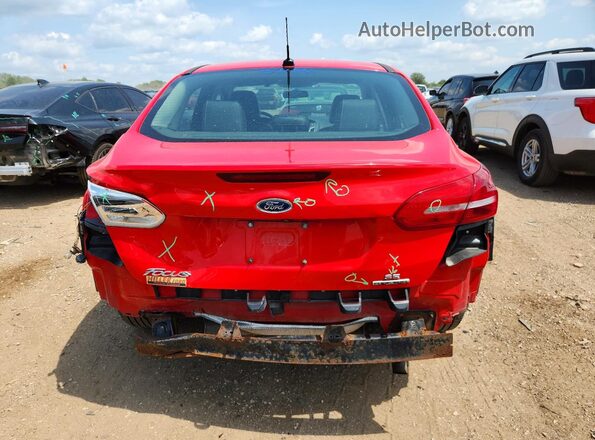1FADP3F20GL296885 2016 FORD FOCUS Red Vista trasera