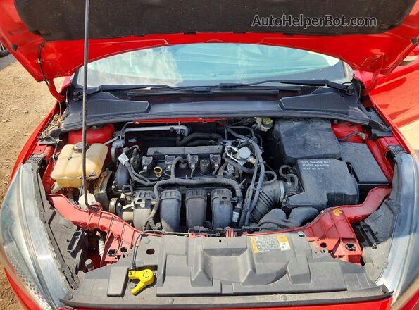 1FADP3F20GL296885 2016 FORD FOCUS Red Vista interior trasera