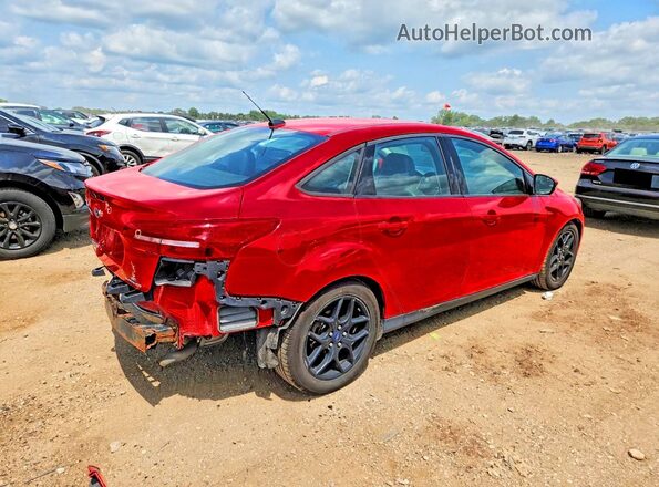 1FADP3F20GL296885 2016 FORD FOCUS Red Trasero derecho