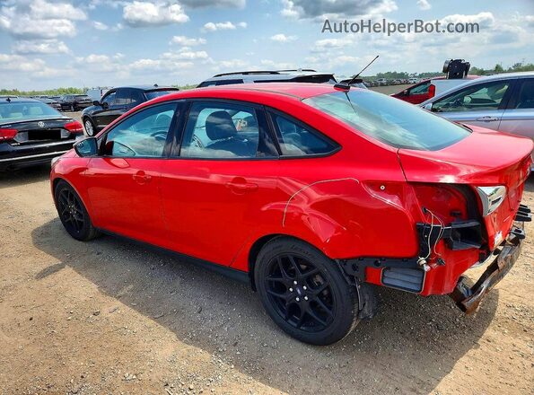 1FADP3F20GL296885 2016 FORD FOCUS Red Trasero izquierdo