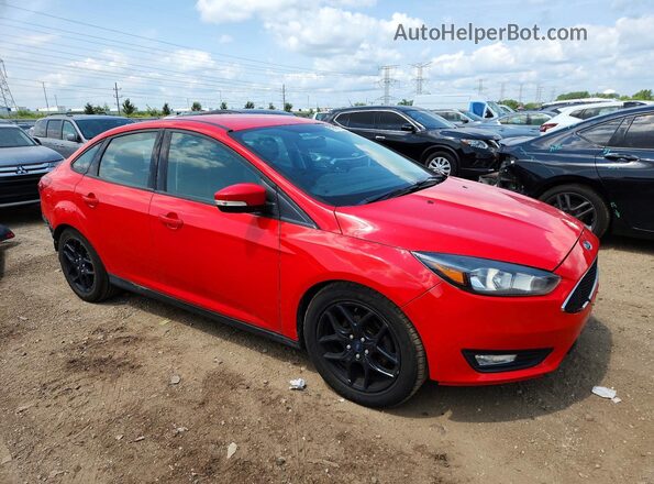 1FADP3F20GL296885 2016 FORD FOCUS Red Delantero derecho