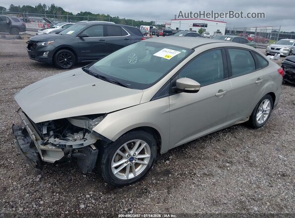 1FADP3F20GL300336 2016 FORD FOCUS Tan Առջևի ձախ երեք քառորդ տեսարան