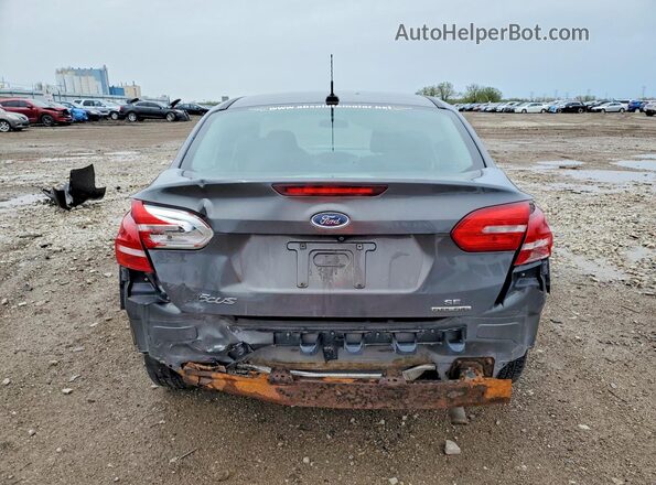 1FADP3F20GL300935 2016 FORD FOCUS Gray უკანა ხედი