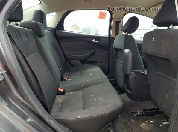 1FADP3F20GL300935 2016 FORD FOCUS Gray უკანა სავარძლების ხედი