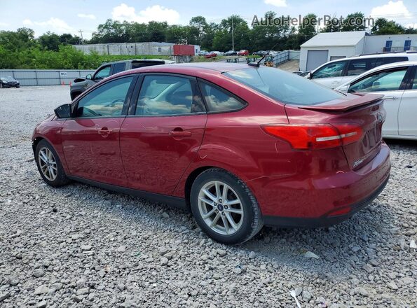 1FADP3F20GL301079 2016 FORD FOCUS Burgundy Tył lewy