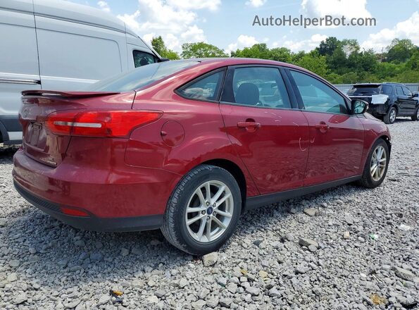 1FADP3F20GL301079 2016 FORD FOCUS Burgundy Tył prawy