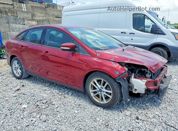 1FADP3F20GL301079 2016 FORD FOCUS Burgundy Przód prawy