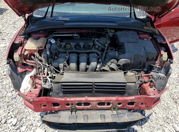 1FADP3F20GL301079 2016 FORD FOCUS Burgundy Widok wnętrza z tyłu