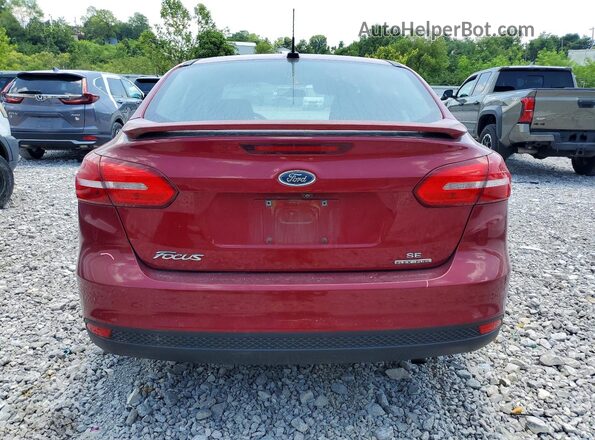 1FADP3F20GL301079 2016 FORD FOCUS Burgundy Widok z tyłu