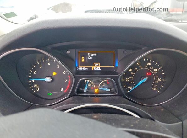 1FADP3F20GL316178 2016 FORD FOCUS Silver Widok zestawu wskaźników