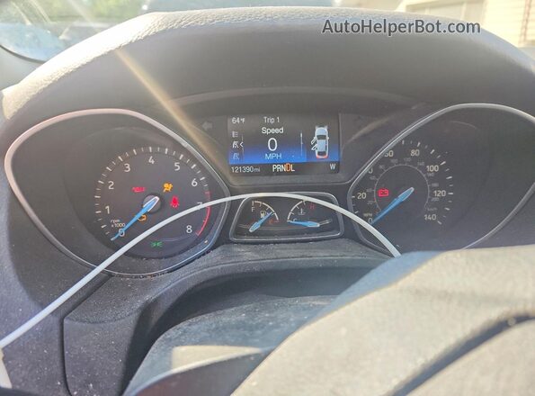 1FADP3F20GL329500 2016 FORD FOCUS Silver Widok zestawu wskaźników