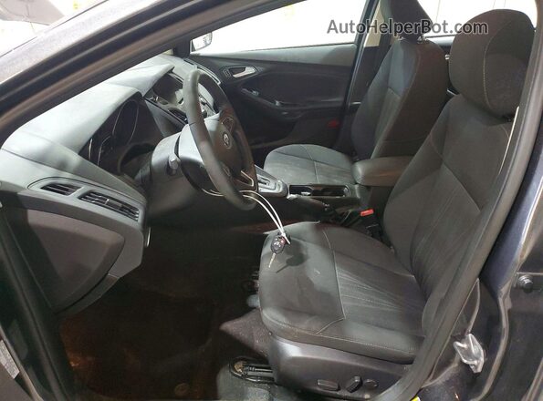 1FADP3F20GL365350 2016 FORD FOCUS Gray Widok wnętrza z przodu