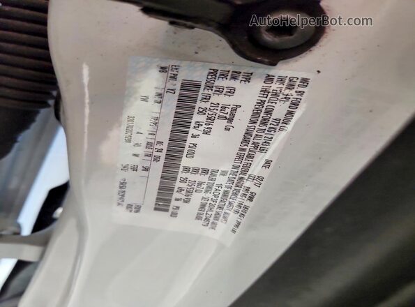 1FADP3F20HL234579 2017 FORD FOCUS White VIN sticker view