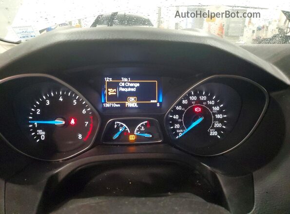 1FADP3F20HL236302 2017 FORD FOCUS Белый Вид щитка приборов