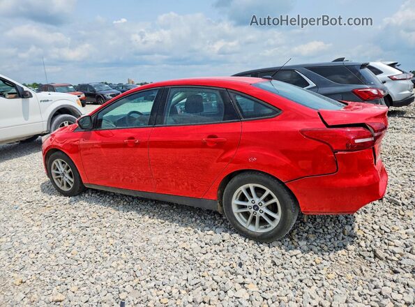 1FADP3F20HL270157 2017 FORD FOCUS Red Trasero izquierdo