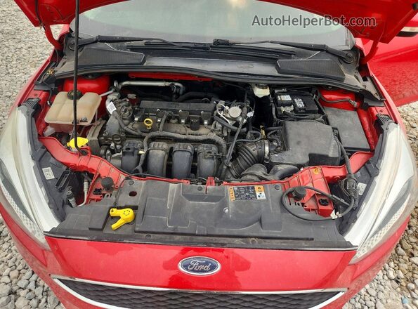 1FADP3F20HL270157 2017 FORD FOCUS Red Vista interior trasera