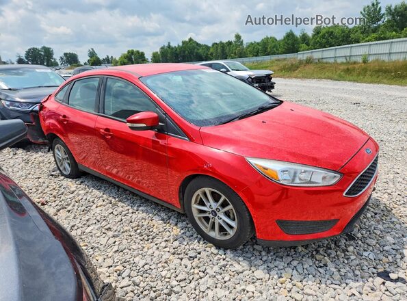 1FADP3F20HL270157 2017 FORD FOCUS Red Delantero derecho